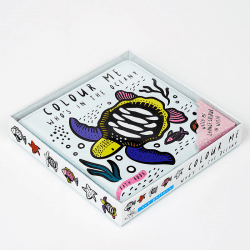 Image showing the Wee Gallery Whos In The Ocean Bath Book, Mixed product.