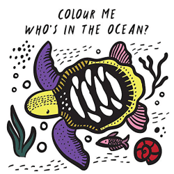 Image showing the Wee Gallery Whos In The Ocean Bath Book, Mixed product.