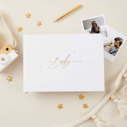 Image showing the My Baby Memory Journal, White product.