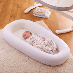Image showing the Sleep Tight Breathable Baby Nest, Soft White product.