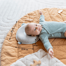 Image showing the Cosyhead Anti Flat Head Baby Pillow, Fresh Smokey product.