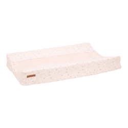 Image showing the Little Pink flowers Changing Mat Cover, Dark Pink/Little Pink Flowers product.