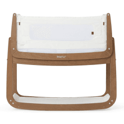 Image showing the The Natural Edit SnuzPod4 Bedside Crib, Walnut product.