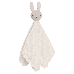 Image showing the Bunny Knitted Cuddle Cloth, White product.