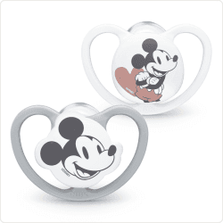Image showing the Disney Pack of 2 Space Dummies, 0 - 6 Months, Grey product.