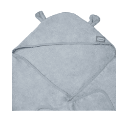 Image showing the Baby Bath Towel with Ears, Grey product.