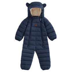 Image showing the Cloud Pramsuit Onesie, 0 - 6 Months, Ink Navy product.