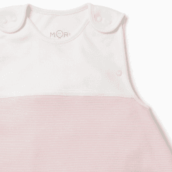 Image showing the Clever Sleeping Bag, 1.5 TOG, 0 - 24 Months, Blush Stripe product.