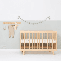 Image showing the Natural Twist Cot Mattress, H10 x W60 x L120cm, Natural product.