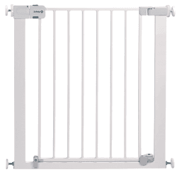 Image showing the Auto Close Baby Safety Gate, White product.