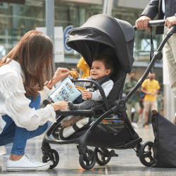 Image showing the Airo Compact Pushchair, Black product.