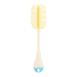 Image showing the 3 Piece Bottle & Teat Brush Set, Blue product.
