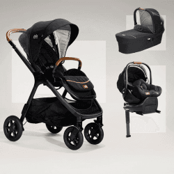 Image showing the Finiti Flex Travel Ready 4 Piece Travel System Bundle, Eclipse product.