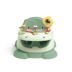Image showing the Bug 3 in 1 Convertible Multi-Purpose Floor Seat with Removable Activity Tray, Eucalyptus product.