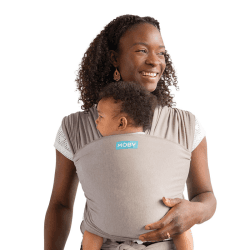 Image showing the Elements Baby Sling Wrap, Taupe product.