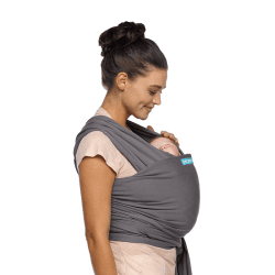 Image showing the Classic Baby Sling Wrap, Slate product.