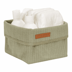 Image showing the Pure Small Storage Basket, Olive product.