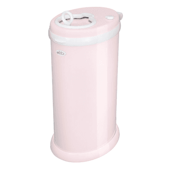 Image showing the Odour-Reducing Nappy Bin, Blush Pink product.