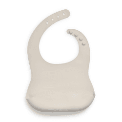 Image showing the Silicone Bib, Nougat product.