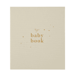 Image showing the My Baby Memory Book (Cloth Cover), Pearl product.