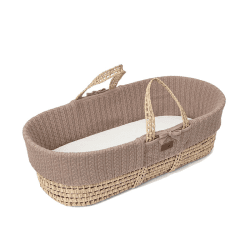 Image showing the Moses Basket & Mattress, Truffle product.