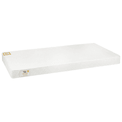 Image showing the Anti Allergy Coir Pocket Sprung Cot Mattress, 66cm x 28cm, White Gold product.