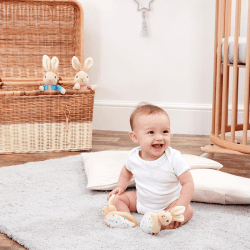 Image showing the Peter Rabbit 1st Booties Set, 0 - 6 Months, Multi product.