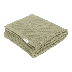 Image showing the Pure Knitted Bassinet Blanket, 70 x 100cm, Olive product.