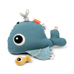 Image showing the Wally Tummy Time Floor Mirror, Blue product.