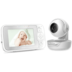 Image showing the Nursery View Select Digital Video Baby Monitor, 4.3", White product.