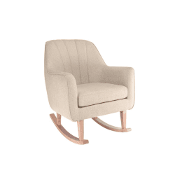 Image showing the Noah Rocking & Nursing Chair, Stone/Natural product.