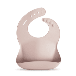 Image showing the Silicone Bib, Ash Rose product.