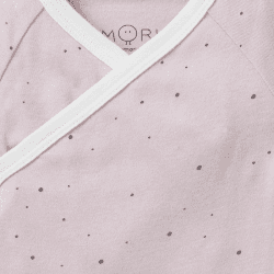 Image showing the Short Sleeve Kimono Bodysuit, 0 - 3 Months, Stardust product.