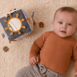 Image showing the Sailors Bay Soft Activity Cube, Blue product.