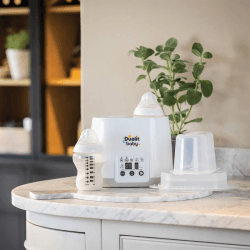 Image showing the Double Bottle Warmer, White/Grey product.
