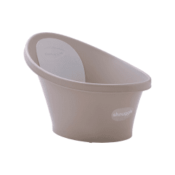 Image showing the Baby Bath with Plug, Taupe product.