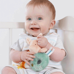 Image showing the Disney Piglet Ring Rattle, Multi product.