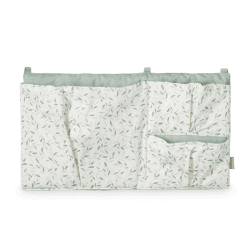 Image showing the Printed Storage Pocket, Green Leaves product.