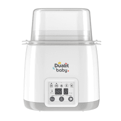 Image showing the Double Bottle Warmer, White/Grey product.