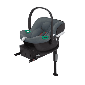 Image showing the Aton B2 I-Size Baby Car Seat With Base, from Birth, Steel Grey product.