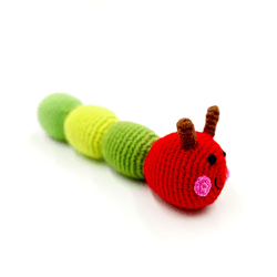 Image showing the Caterpillar Rattle, Green product.