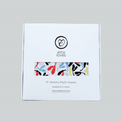 Image showing the Sycamore XL Sensory Organic Cotton Muslin Square, 120 x 120cm, Multi product.
