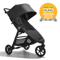 Image showing the City Mini GT2 3-Wheel All Terrain Pushchair, Opulent Black product.