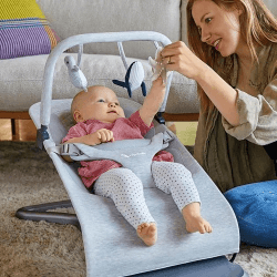 Image showing the Evolve Baby Bouncer Toybar, Ocean Wonders product.