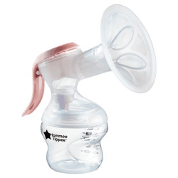 Image showing the Manual Breast Pump, Pink product.