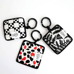 Image showing the Pack of 3 Hanging Square, Multi product.