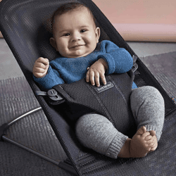Image showing the Bliss Bouncer & Pastel Toy Bundle, Anthracite product.
