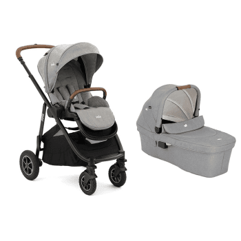 Image showing the Versatrax Pushchair & Carrycot Bundle, Pebble product.
