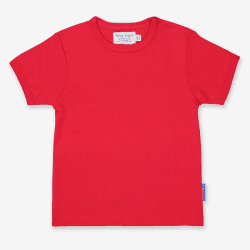 Image showing the Basic Organic Cotton T-Shirt, 3 - 6 Months, Red product.