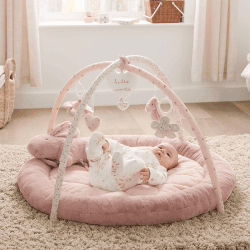 Image showing the Welcome to the World Baby Gym and Activity Playmat, Pink product.